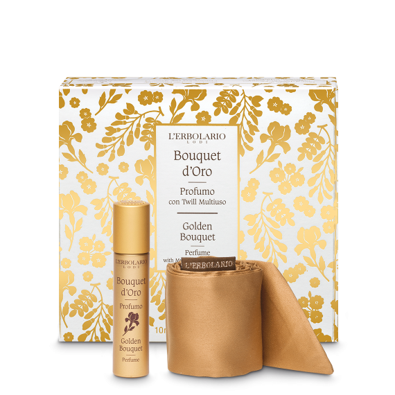 L'erbolario Profumo con Twill Multiuso Bouquet d'Oro Presa