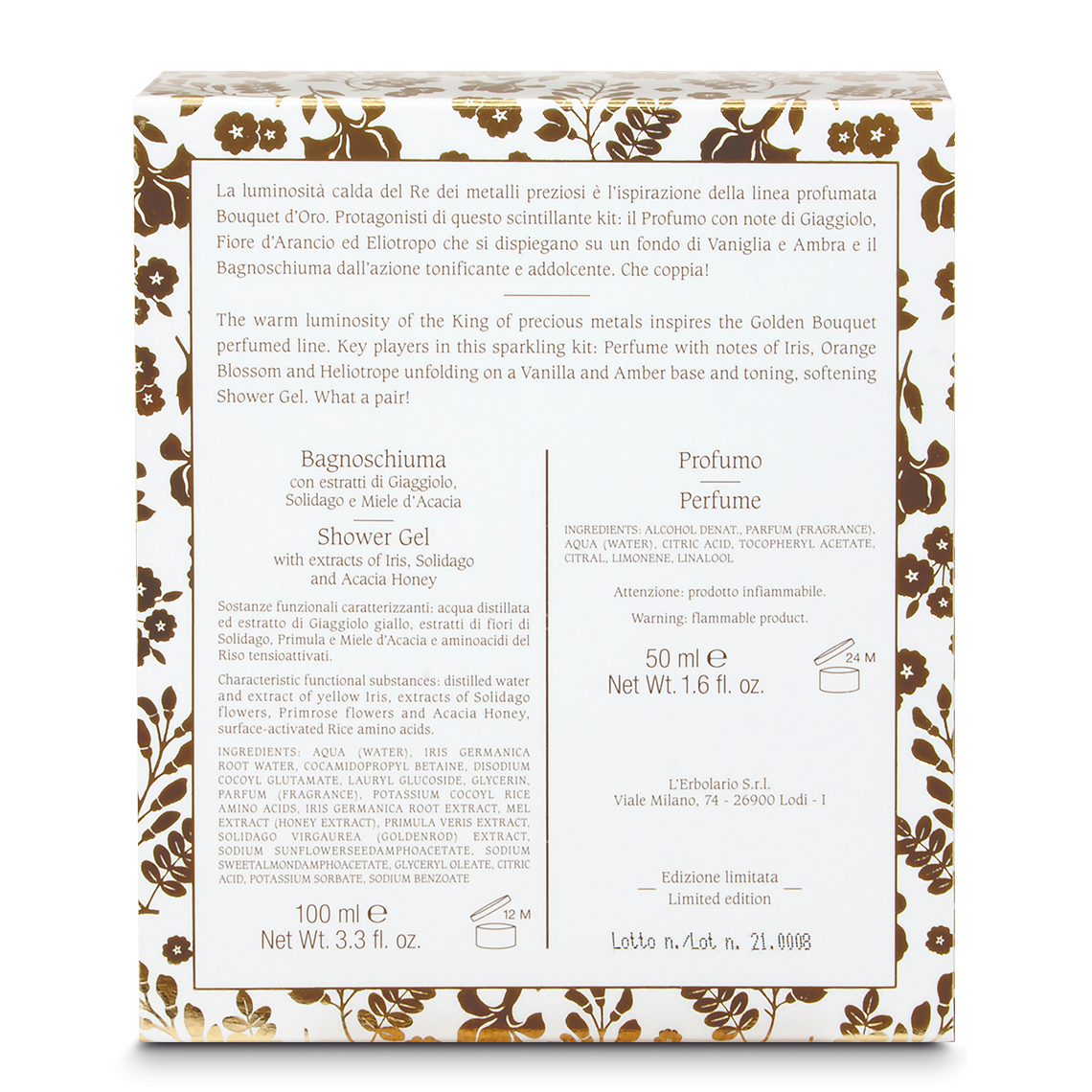 L'erbolario Kit Corpo Bouquet d'Oro Online