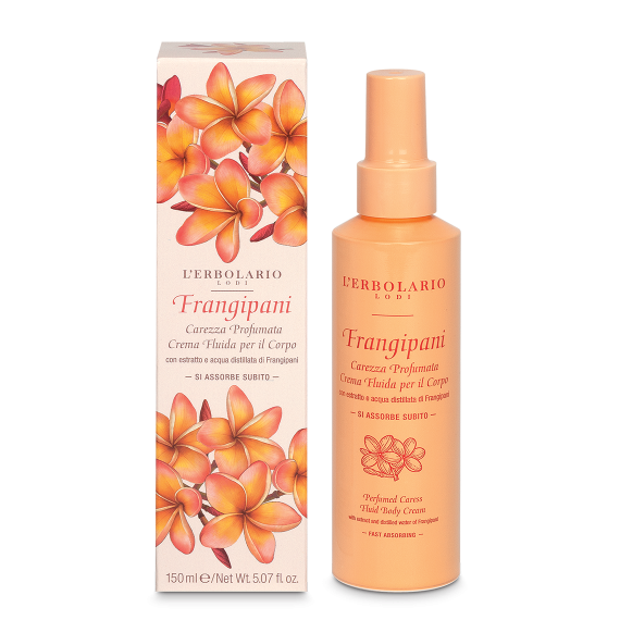 L'erbolario Carezza Profumata Crema Fluida per il Corpo Frangipani