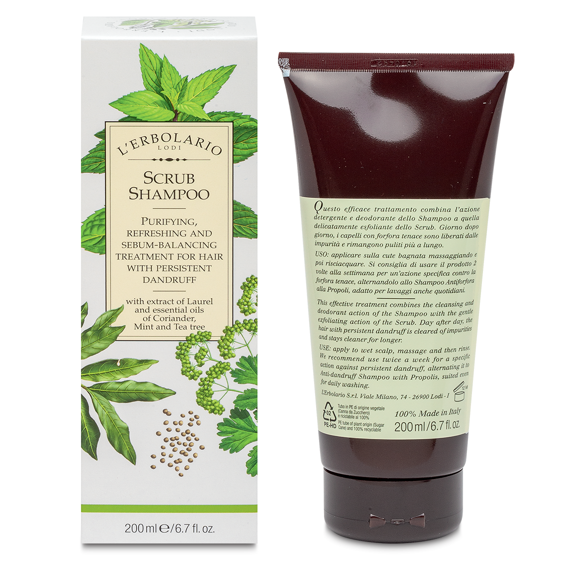 L'erbolario Shampoo Scrub 2025