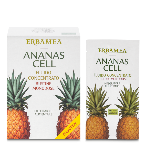 L'erbolario Fluido Ananas Cell in Bustine Monodose