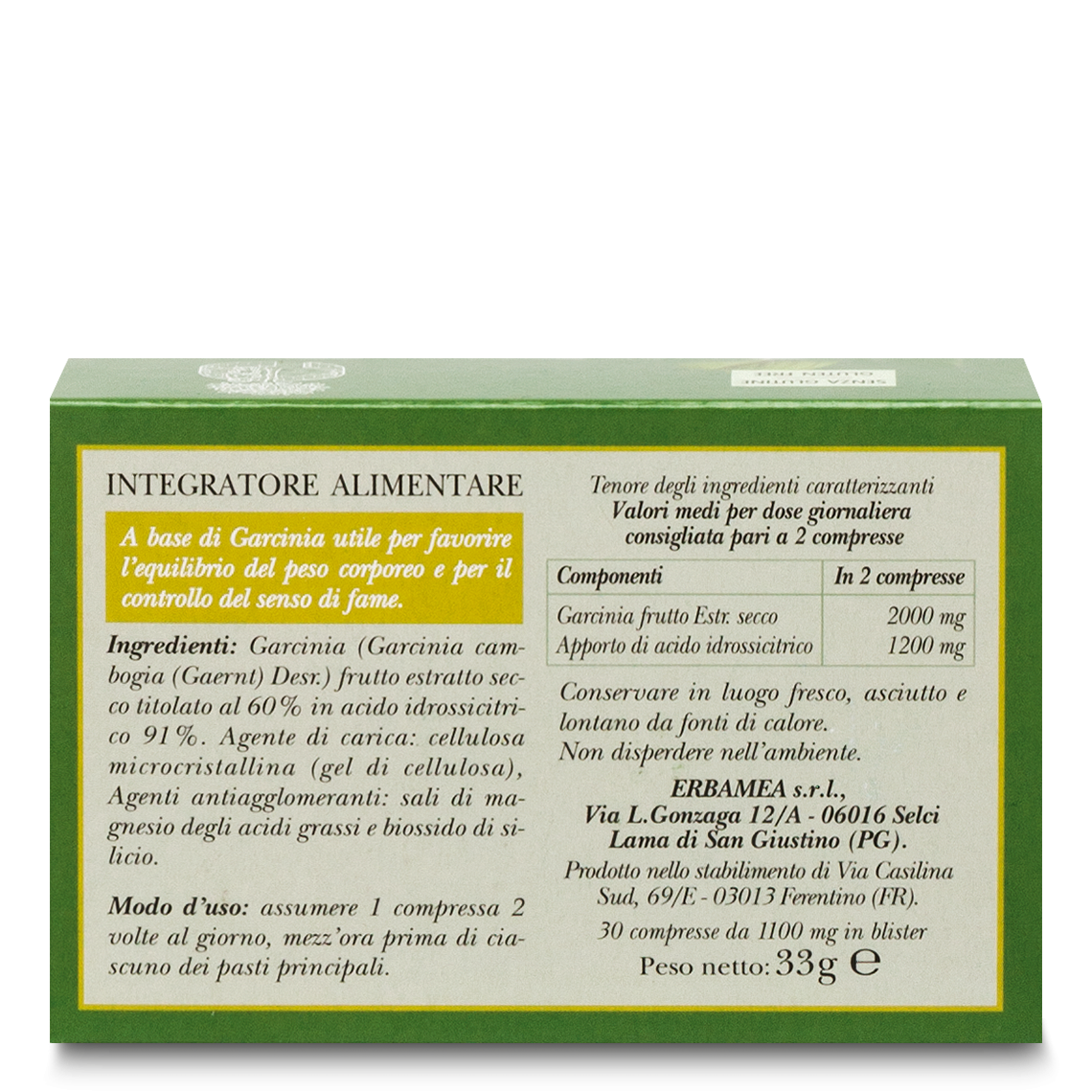 L'erbolario Integratore Garcinia Forte Offerte esclusive