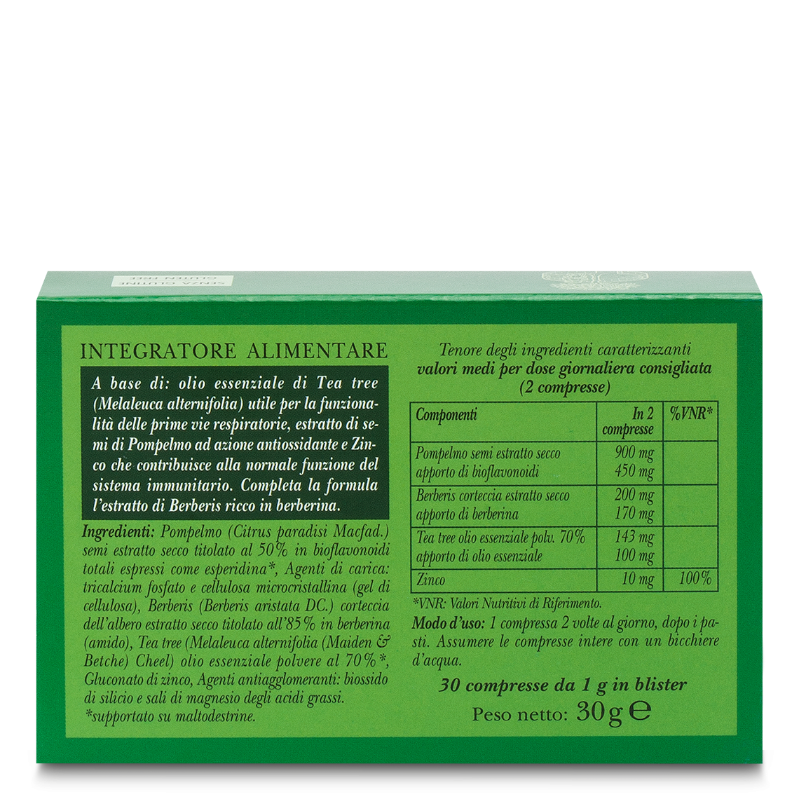 L'erbolario Integratore Tea Tree 50% di sconto con spedizione gratuita