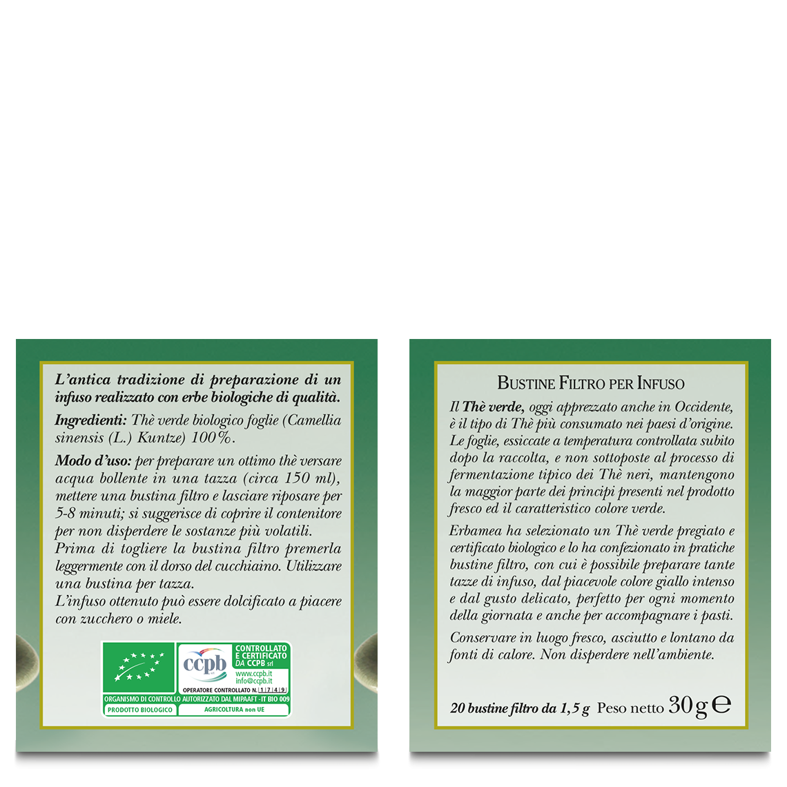 L'erbolario Infuso al Thè Verde Sconti questo mese