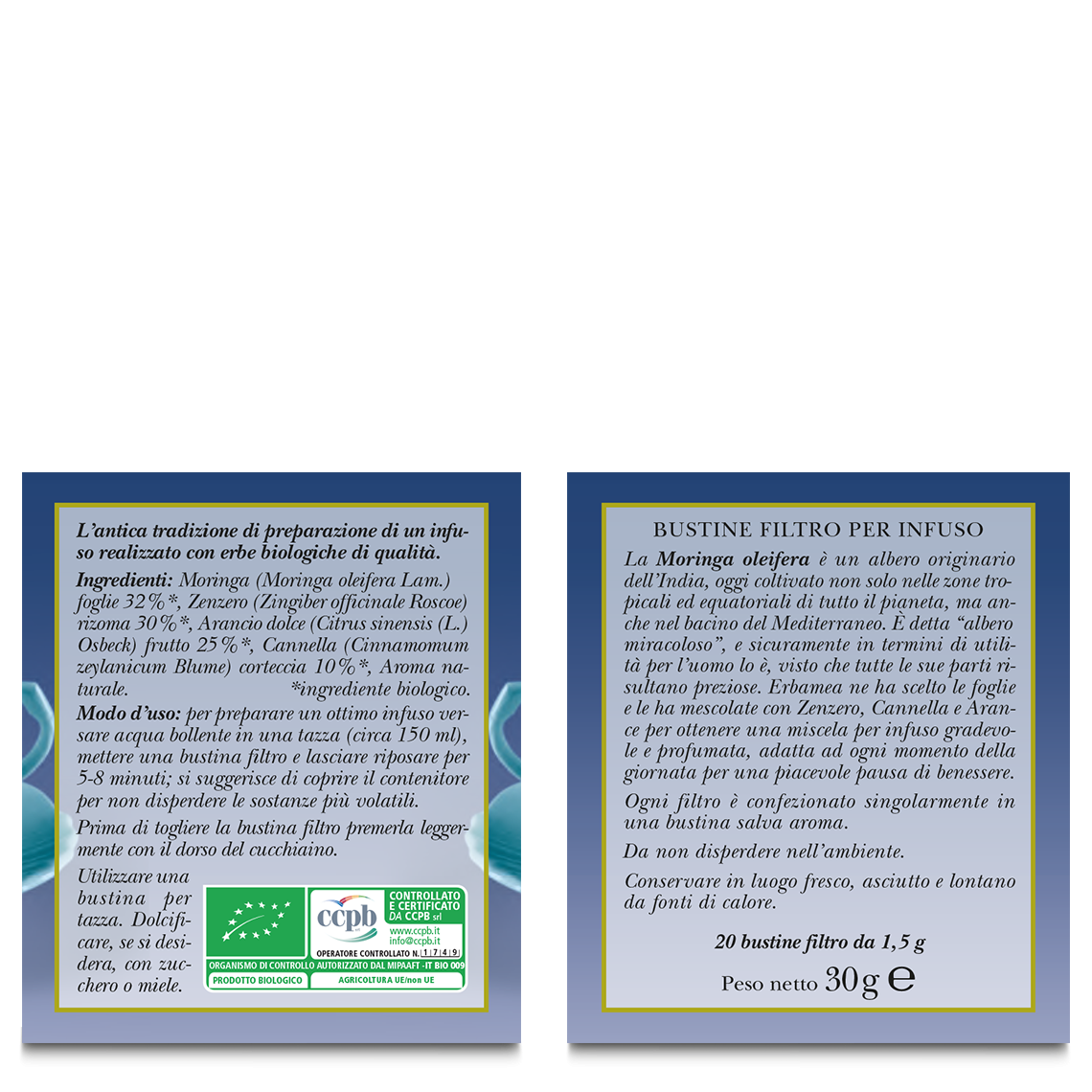 L'erbolario Infuso Moringa e Zenzero Vendita
