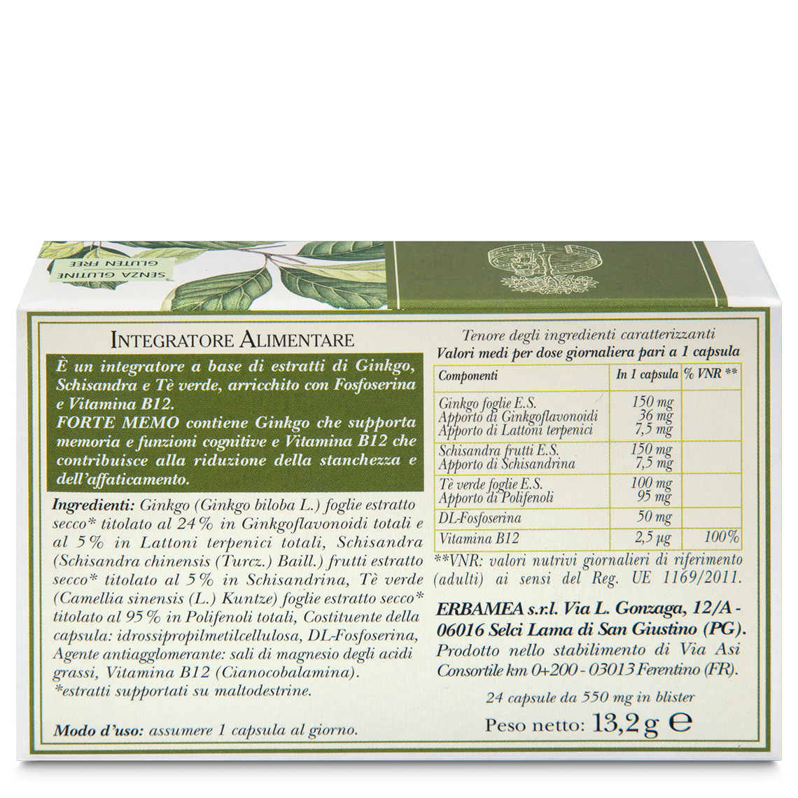 L'erbolario Integratore Forte Memo Vendite stagionali