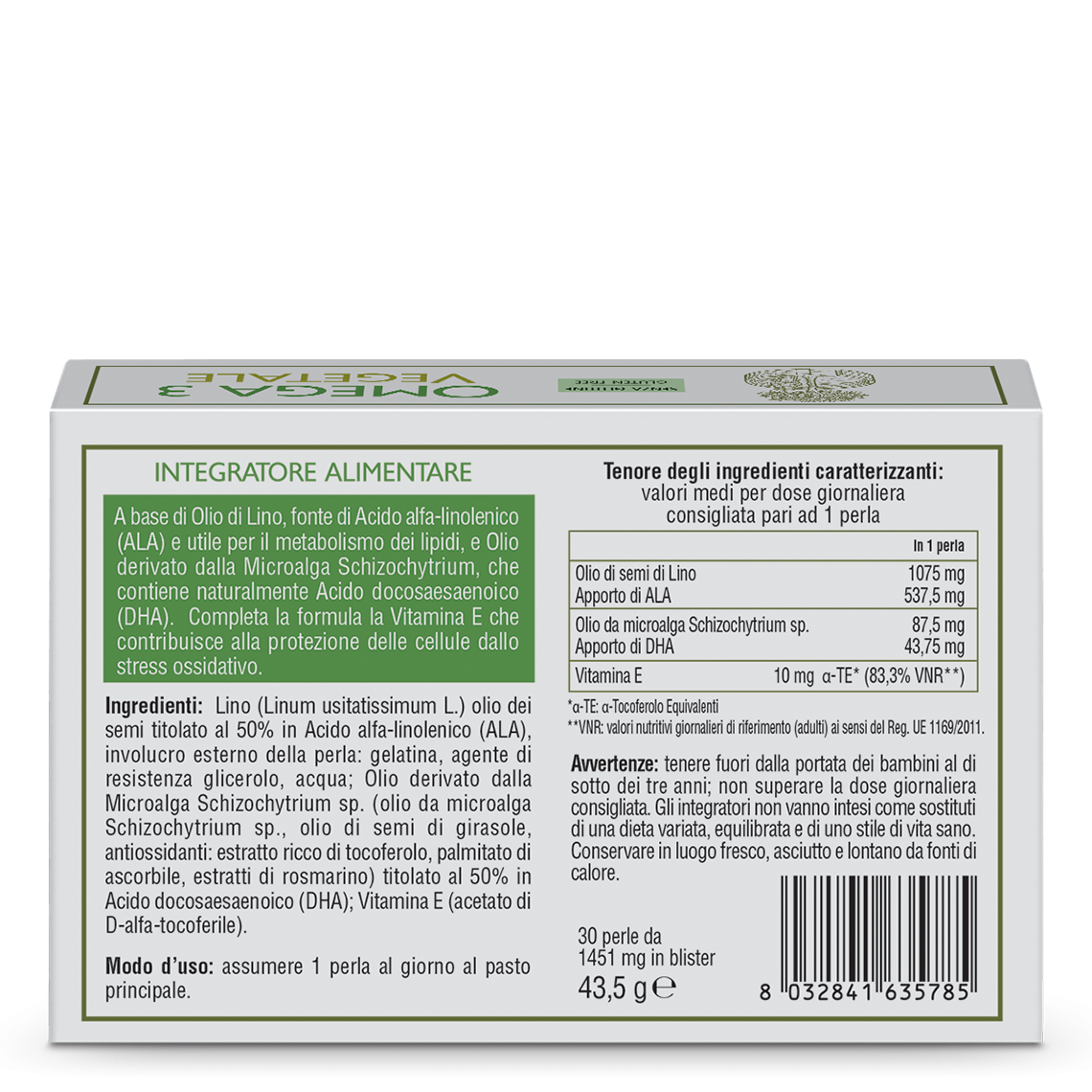 L'erbolario Integratore Omega 3 Vegetale Offerta Pasqua
