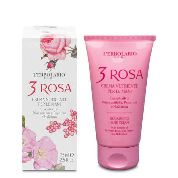 L'erbolario Crema Nutriente per le Mani 3 Rosa