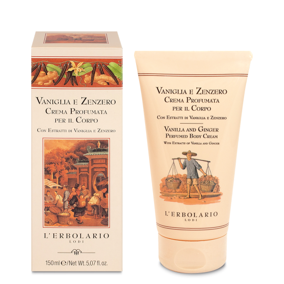 L'erbolario Crema Profumata per il Corpo Vaniglia e Zenzero