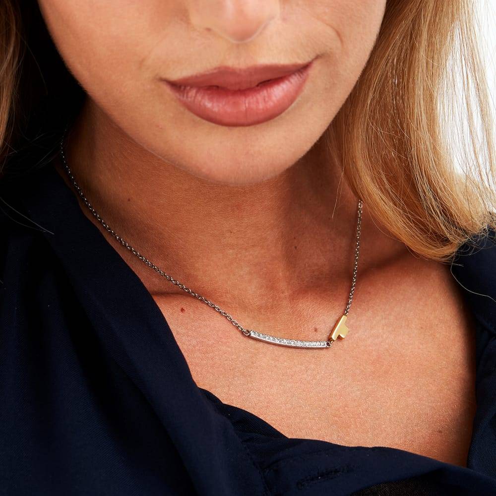 La Petite Story COLLANA TRUSSARDI T-LOGO - TJAXC05 Italy