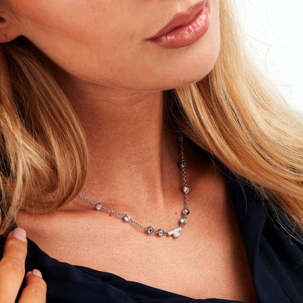 La Petite Story COLLANA TRUSSARDI T-LOGO - TJAXC04 Italia