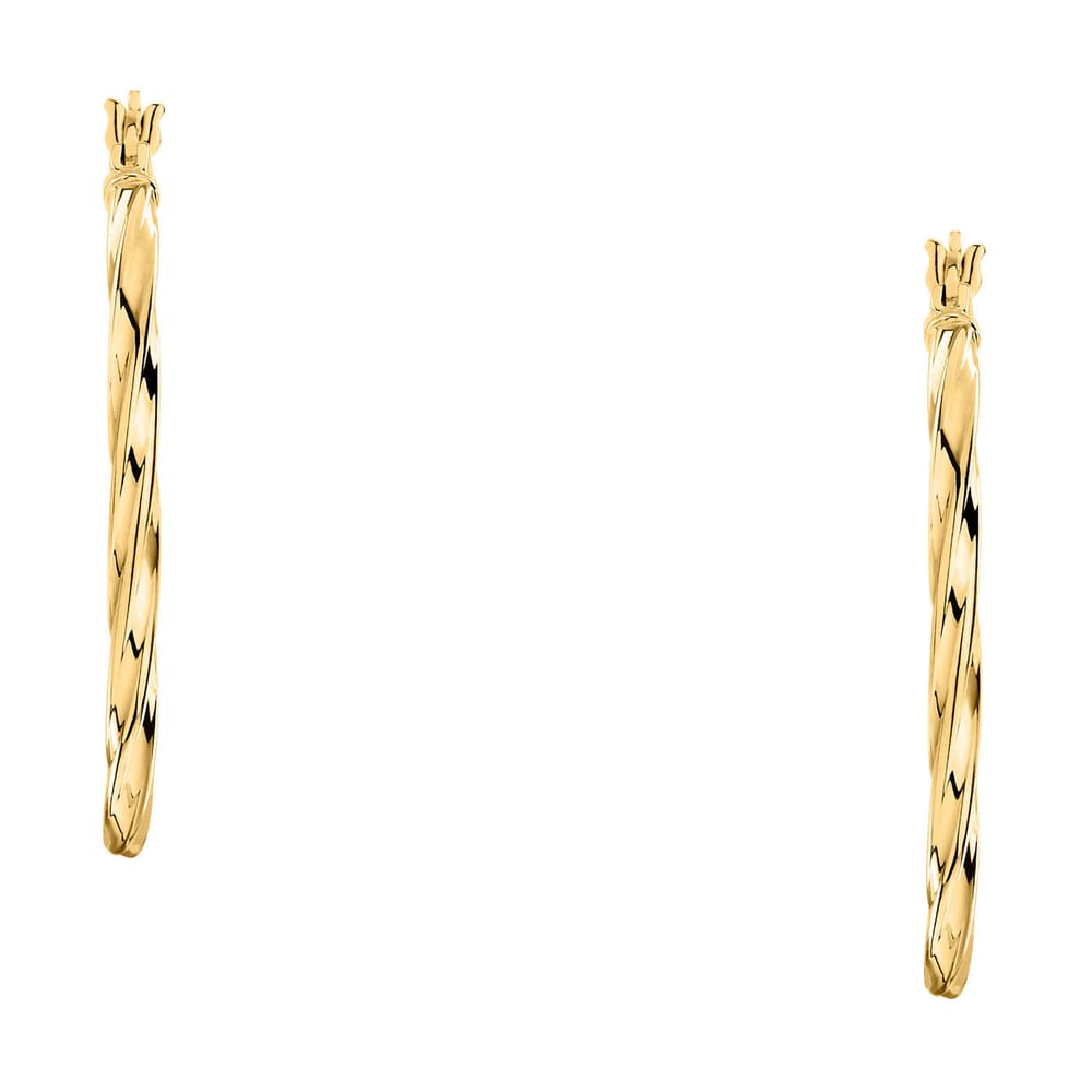 La Petite Story Orecchini a Cerchio - Creole in Oro, ⌀30mm Novità