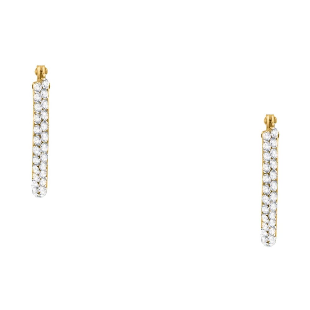 La Petite Story Orecchini a Cerchio - Creole in Oro, ⌀10x15mm Esporta salva