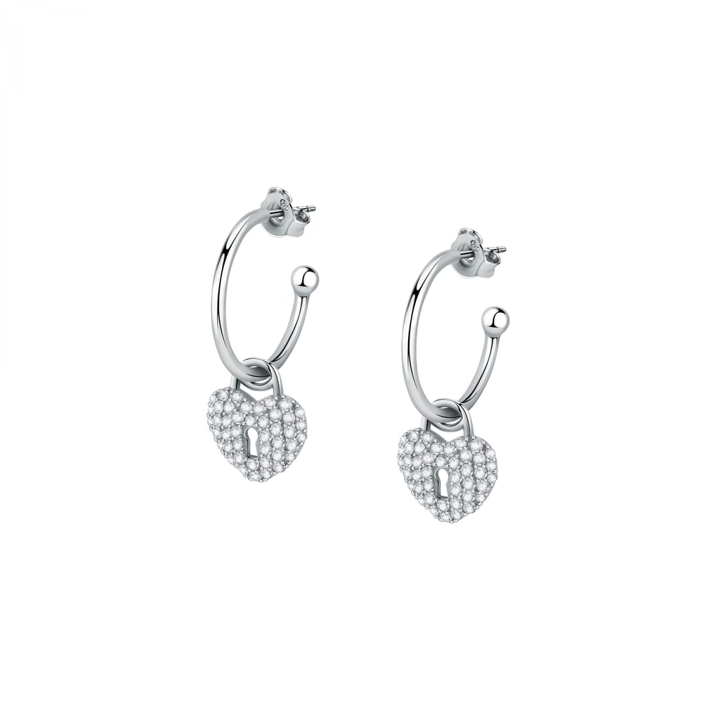 La Petite Story Orecchini a Cerchio - Creole in Argento, ⌀20mm