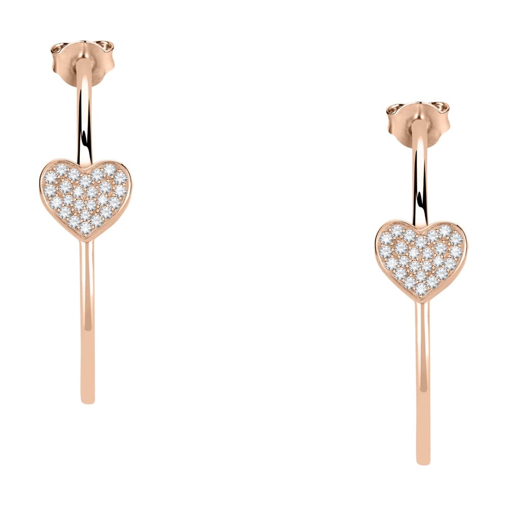 La Petite Story Orecchini a Cerchio - Creole in Argento, ⌀30mm Nuova