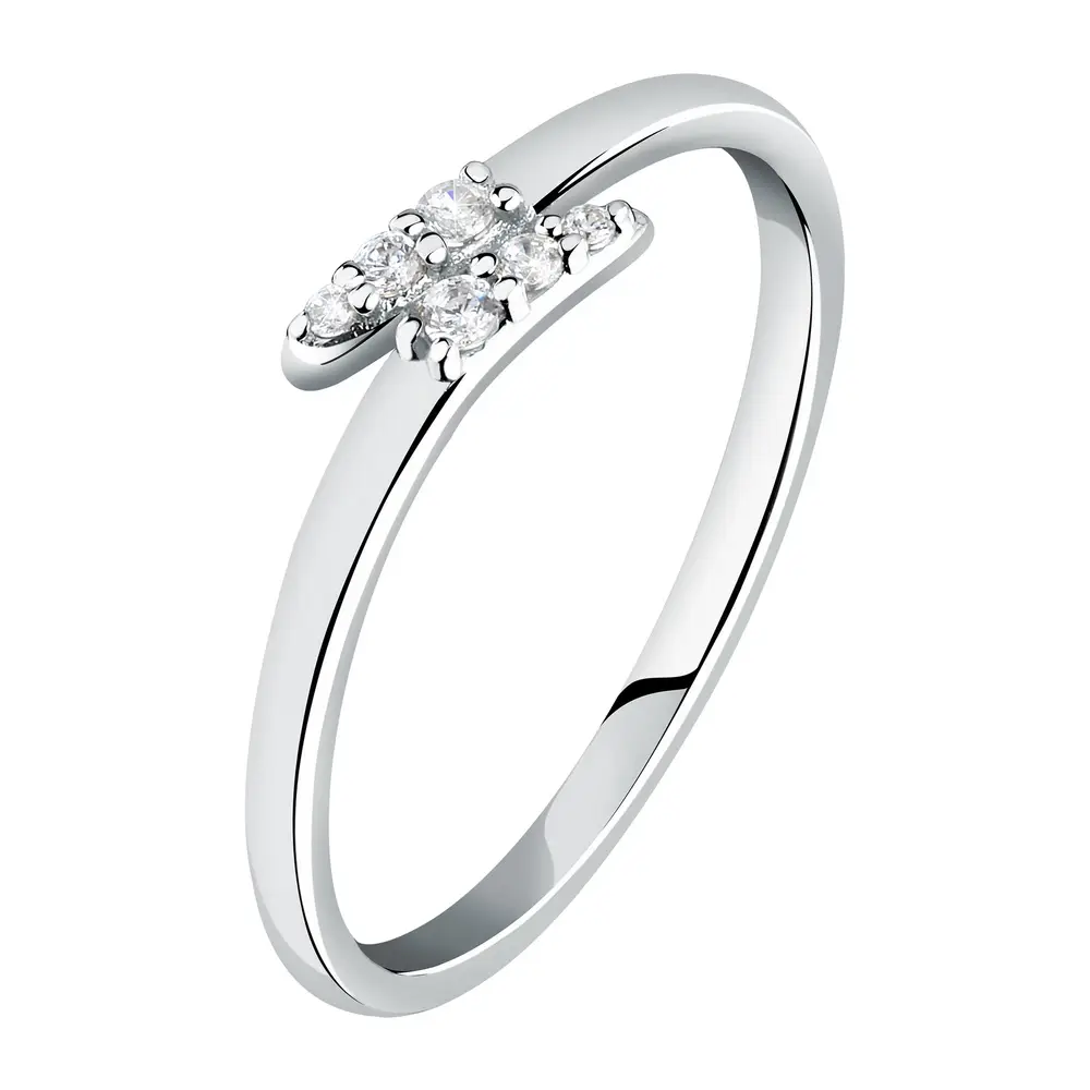 La Petite Story ANELLO LIVE DIAMOND CONTEMPORARY DIAMOND - LDW006101010 Consegna Veloce
