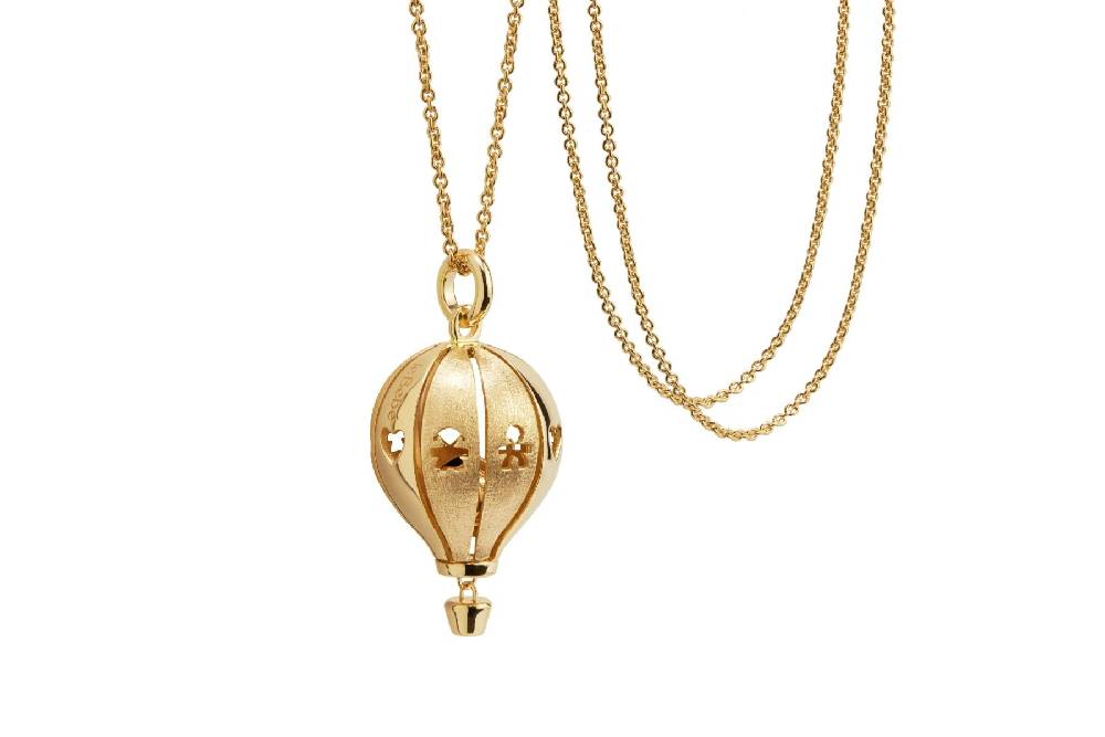 Le Bebé Collana Suonamore in argento placcato oro giallo lucido/satinato Presa