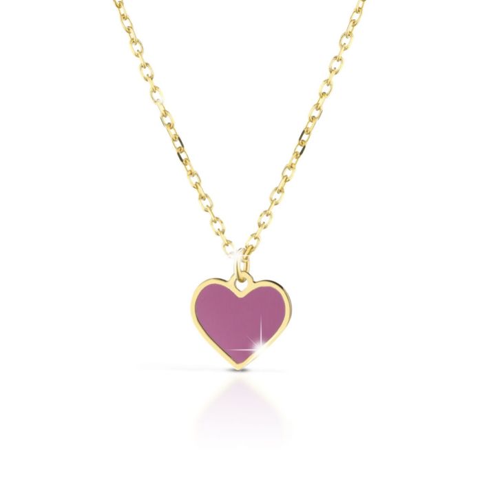 Le Bebé Collana Fortuna con cuore in oro giallo Soddisfazione Garantita