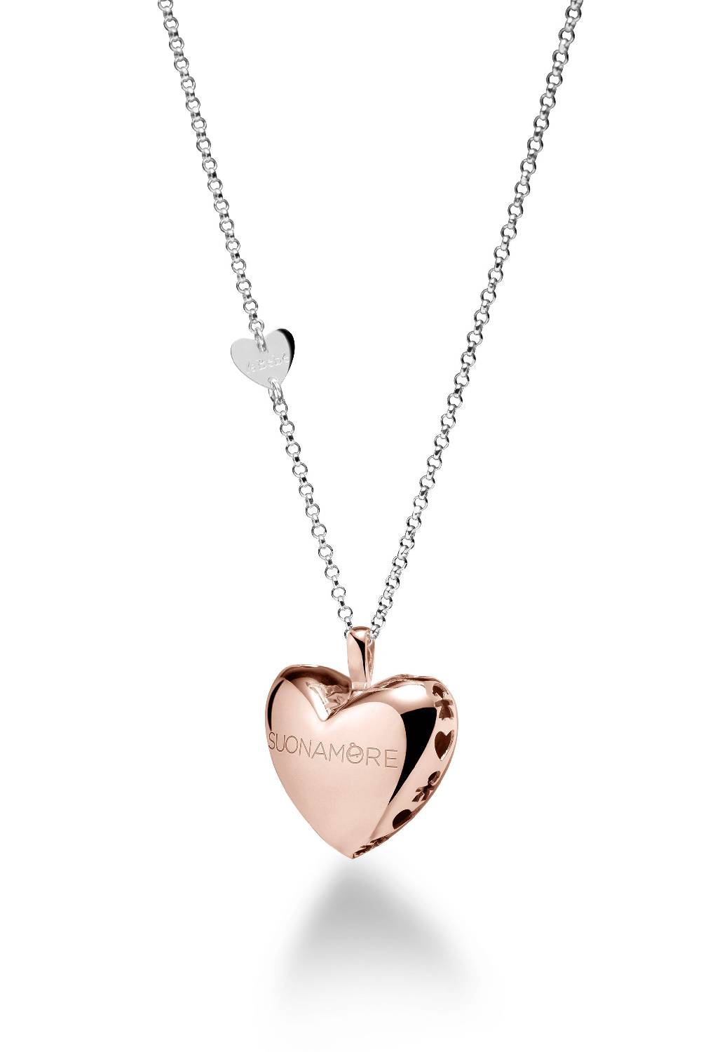 Le Bebé Collana Suonamore in argento placcato oro rosa Affare Del Giorno