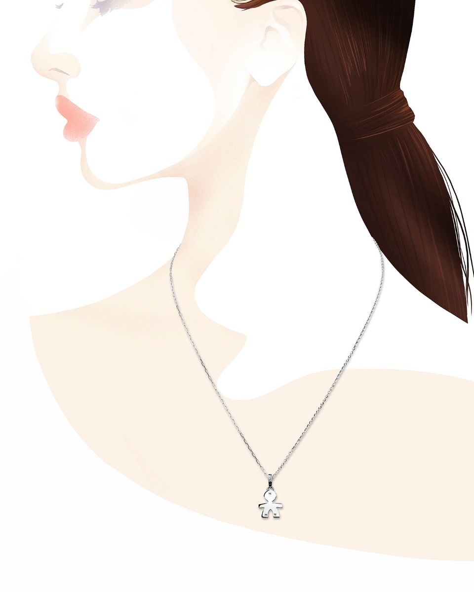 Le Bebé Collana in oro bianco Novità