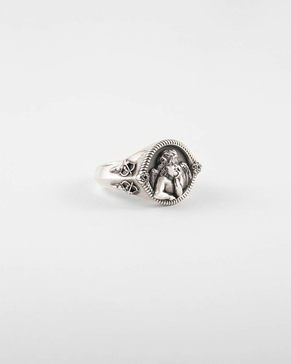 Nove25 ANELLO CHEVALIER CUPIDO IN ARGENTO Prezzo Ridotto