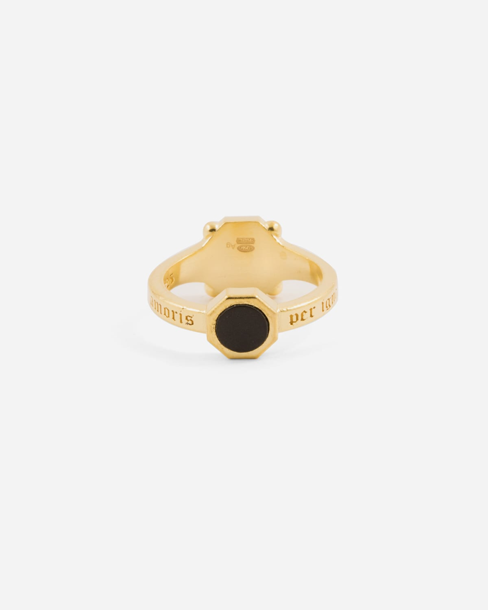 Nove25 ANELLO PER IGNEM AMORIS PLACCATO ORO Offerta