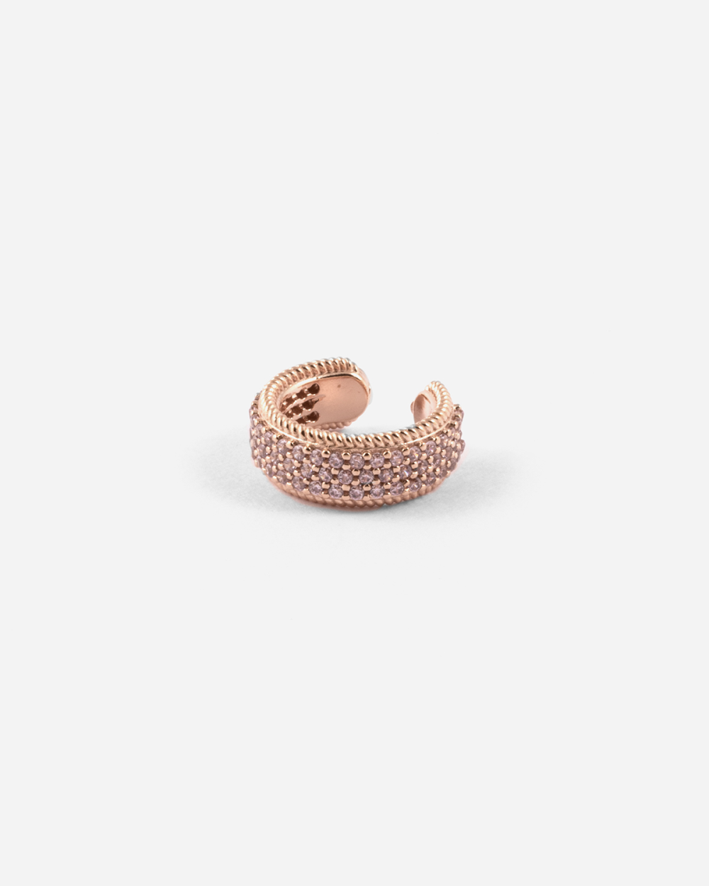 Nove25 EAR CUFF BRIGHT ROSE WRAP PLACCATO ORO ROSA Italia