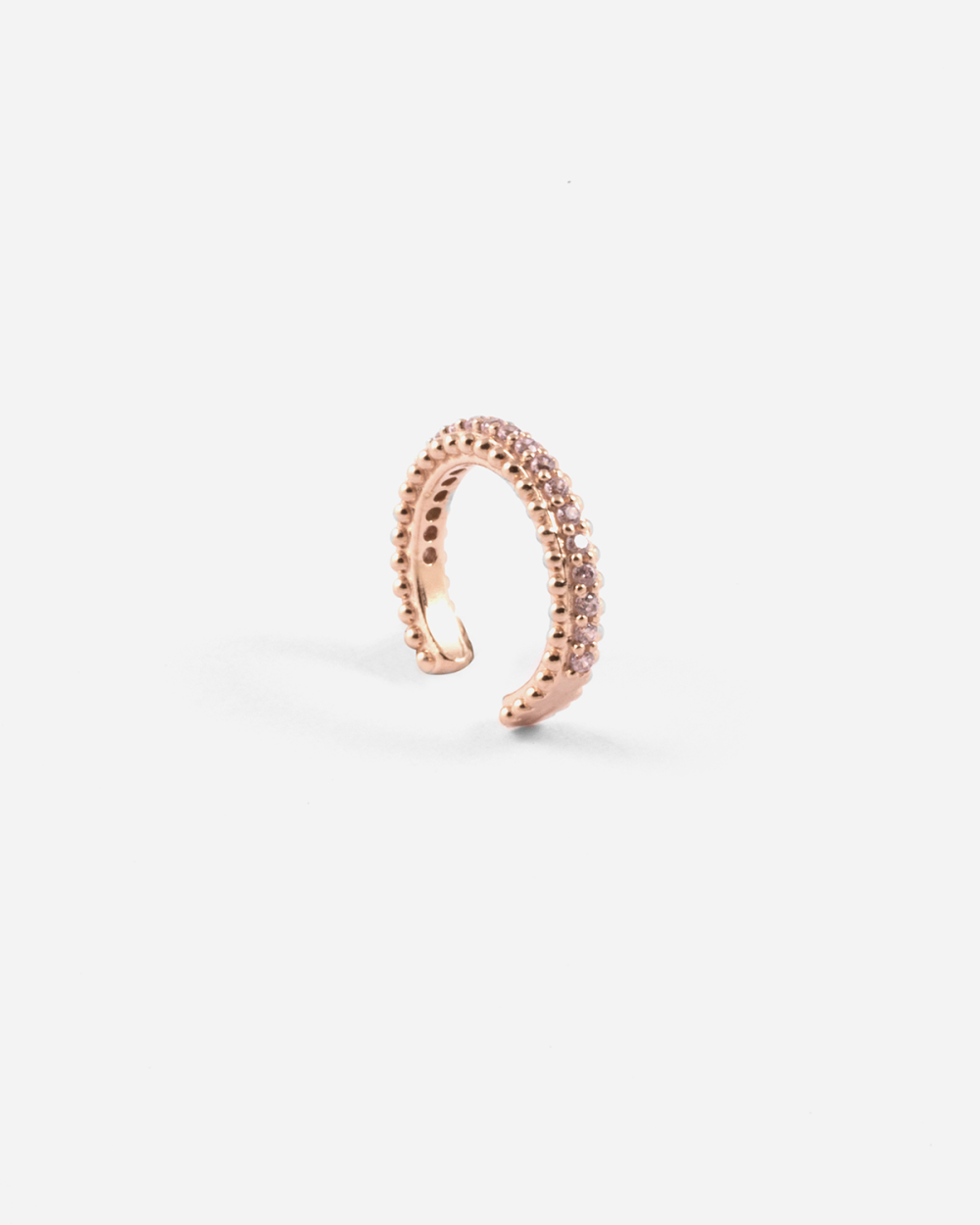 Nove25 EAR CUFF ROSE HANGER PLACCATO ORO ROSA