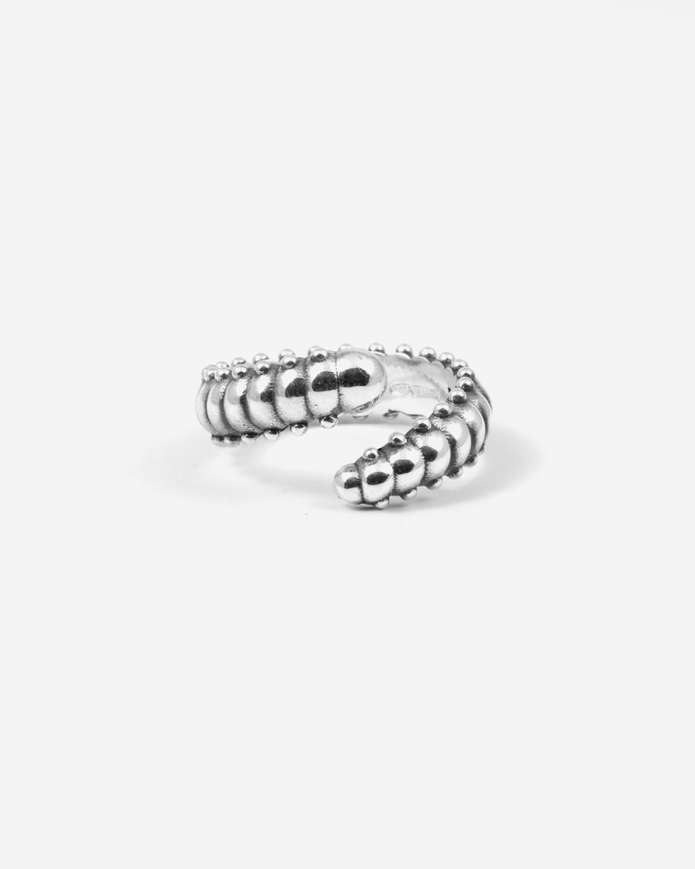 Nove25 ANELLO CENTIPEDE IN ARGENTO