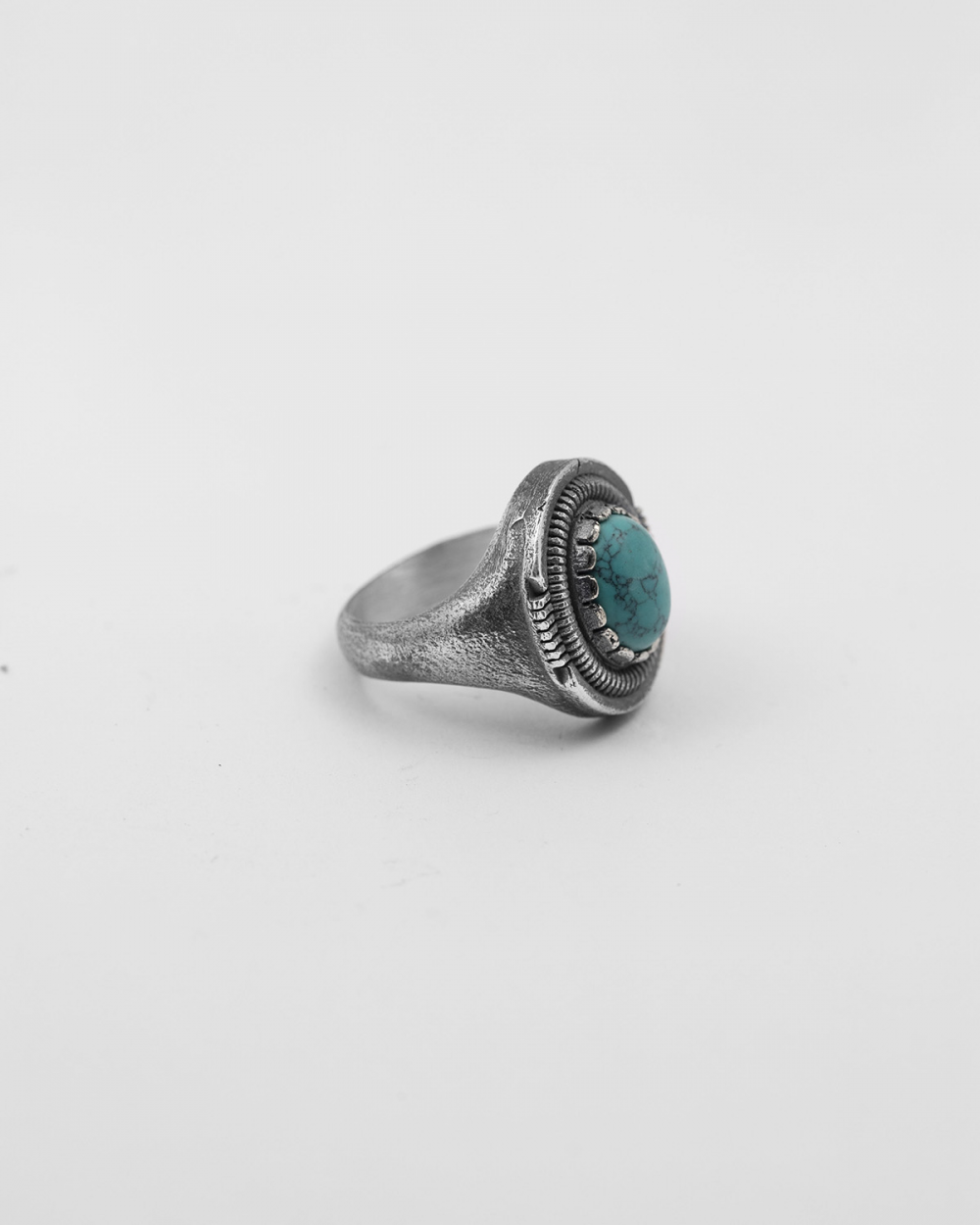 Nove25 ANELLO CHEVALIER SCUDO OVALE TURCHESE Shopping Online