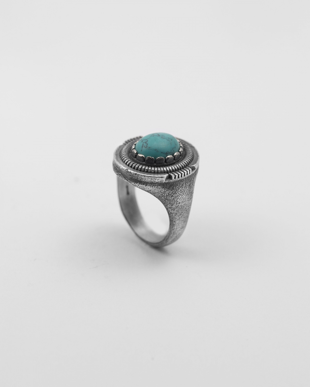 Nove25 ANELLO CHEVALIER SCUDO OVALE TURCHESE Shopping Online