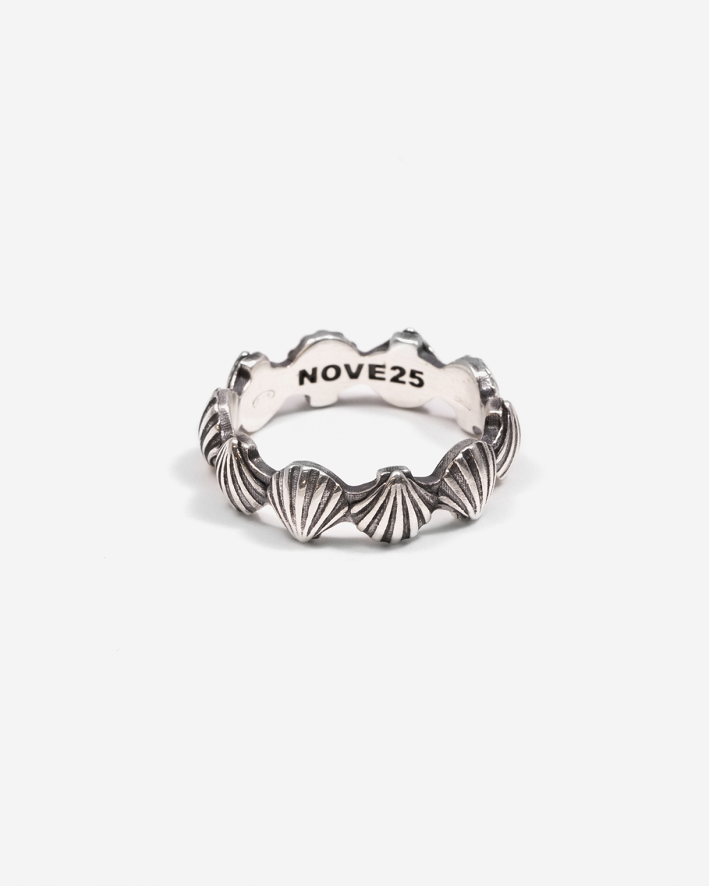 Nove25 ANELLO FEDE VENUS CON CONCHIGLIE IN ARGENTO Prezzo Ridotto