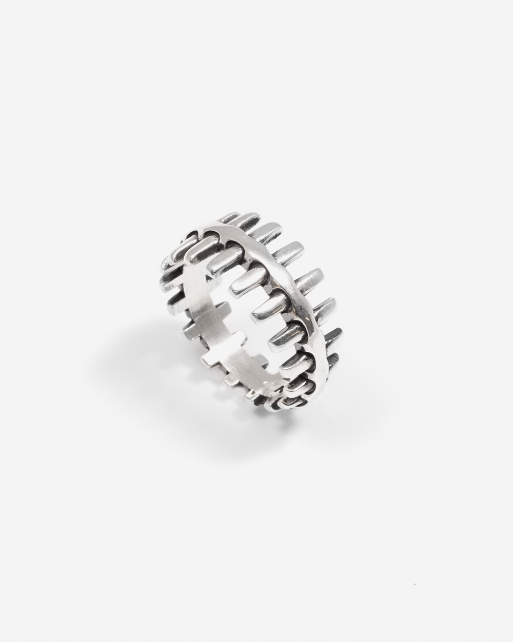 Nove25 ANELLO FEDE OSSEUS IN ARGENTO