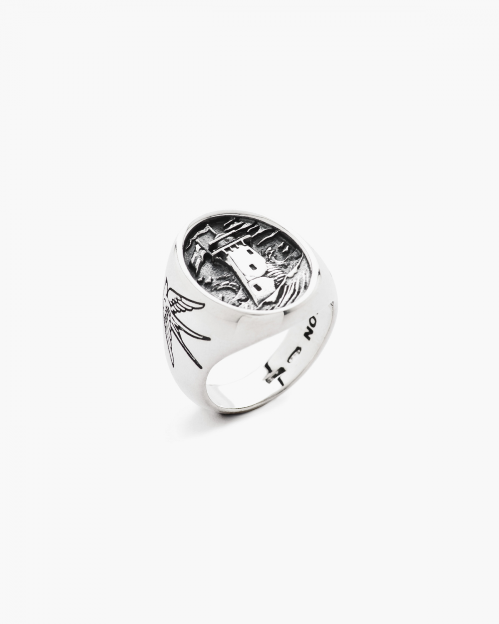 Nove25 ANELLO CHEVALIER FARO IN ARGENTO Novità