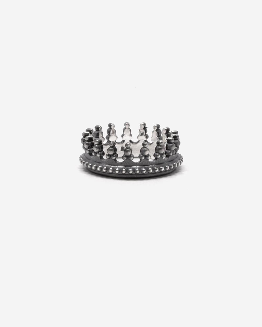 Nove25 ANELLO CORONA REX MARIS IN ARGENTO
