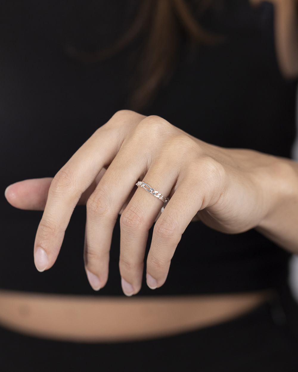 Nove25 ANELLO GRUMETTA 080 3+1 IN ARGENTO Qualità