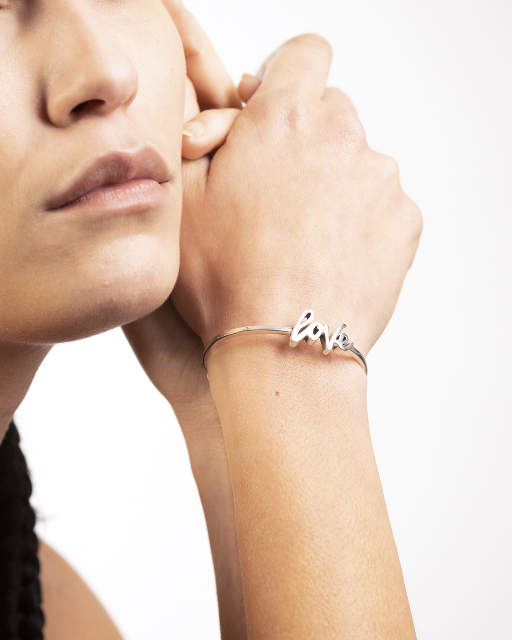 Nove25 BRACCIALE RIGIDO IN ARGENTO FRECCIA LOVE Soddisfazione Garantita