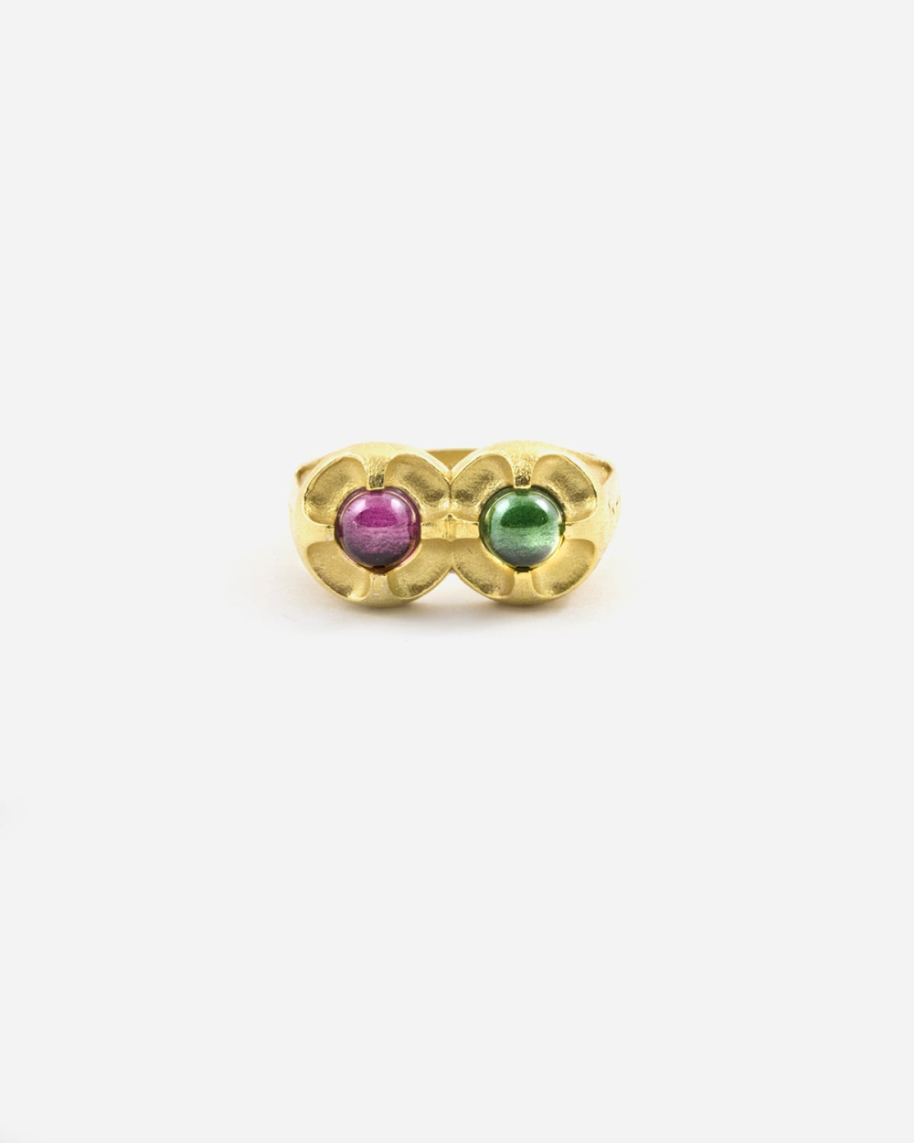 Nove25 ANELLO DIEU ET LE ROI PLACCATO ORO