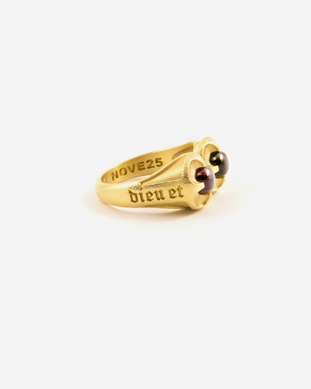Nove25 ANELLO DIEU ET LE ROI PLACCATO ORO Acquista Ora