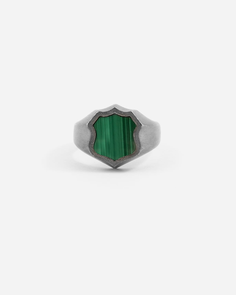 Nove25 ANELLO CHEVALIER SCUDO IN ARGENTO