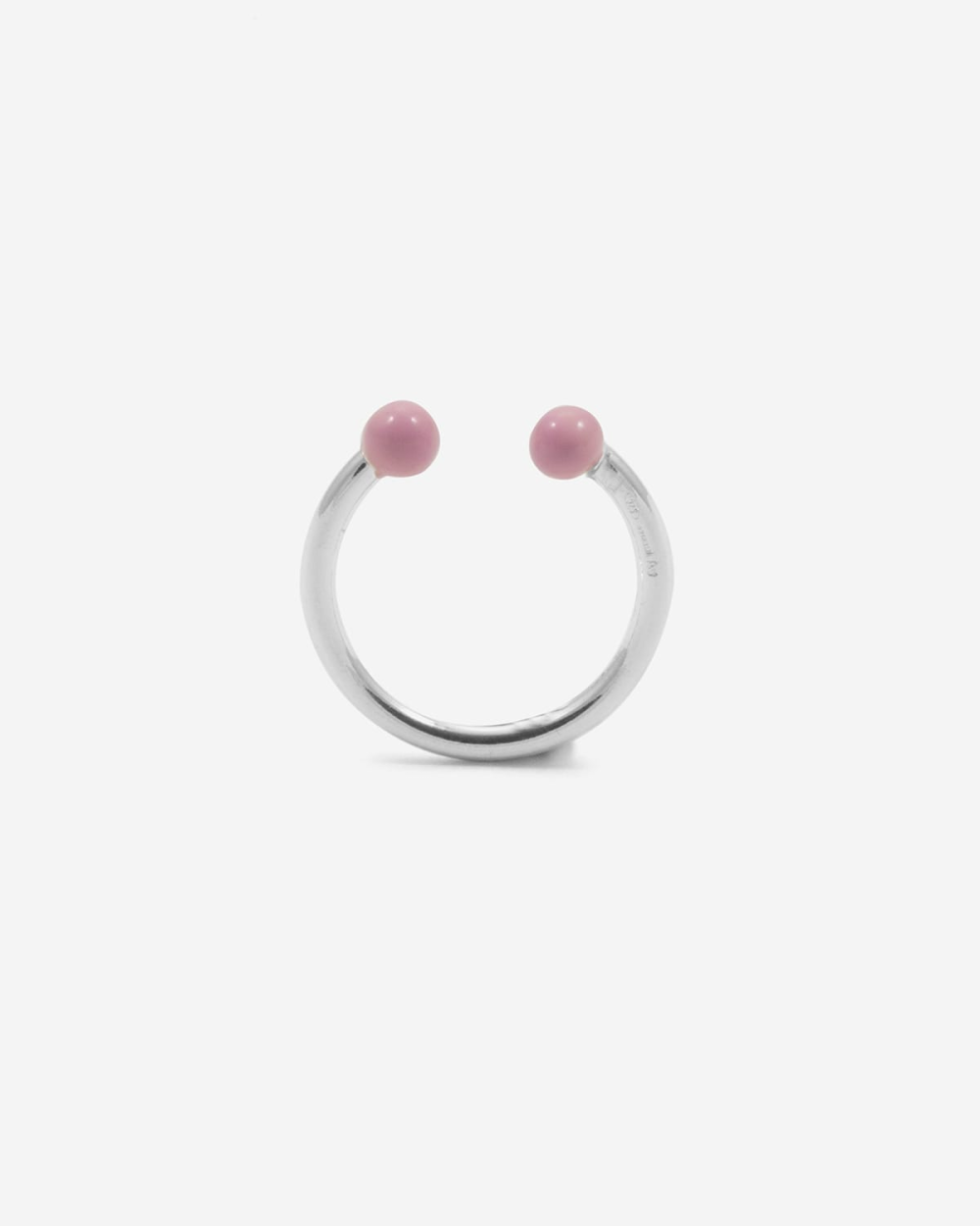 Nove25 ANELLO PIERCING SFERE GRANDE ROSA Promozione Limitata