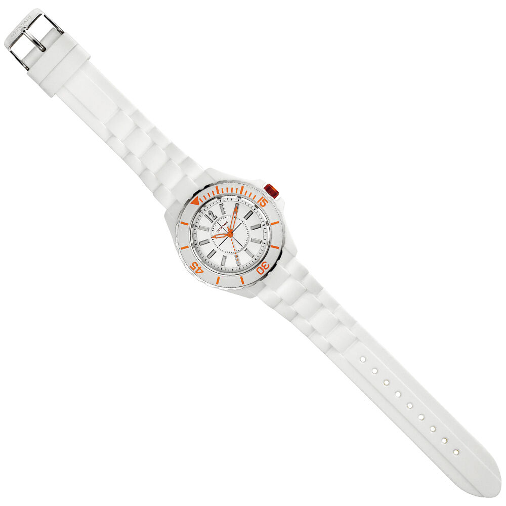 Ottaviani Quarzo silicone bianco/arancione