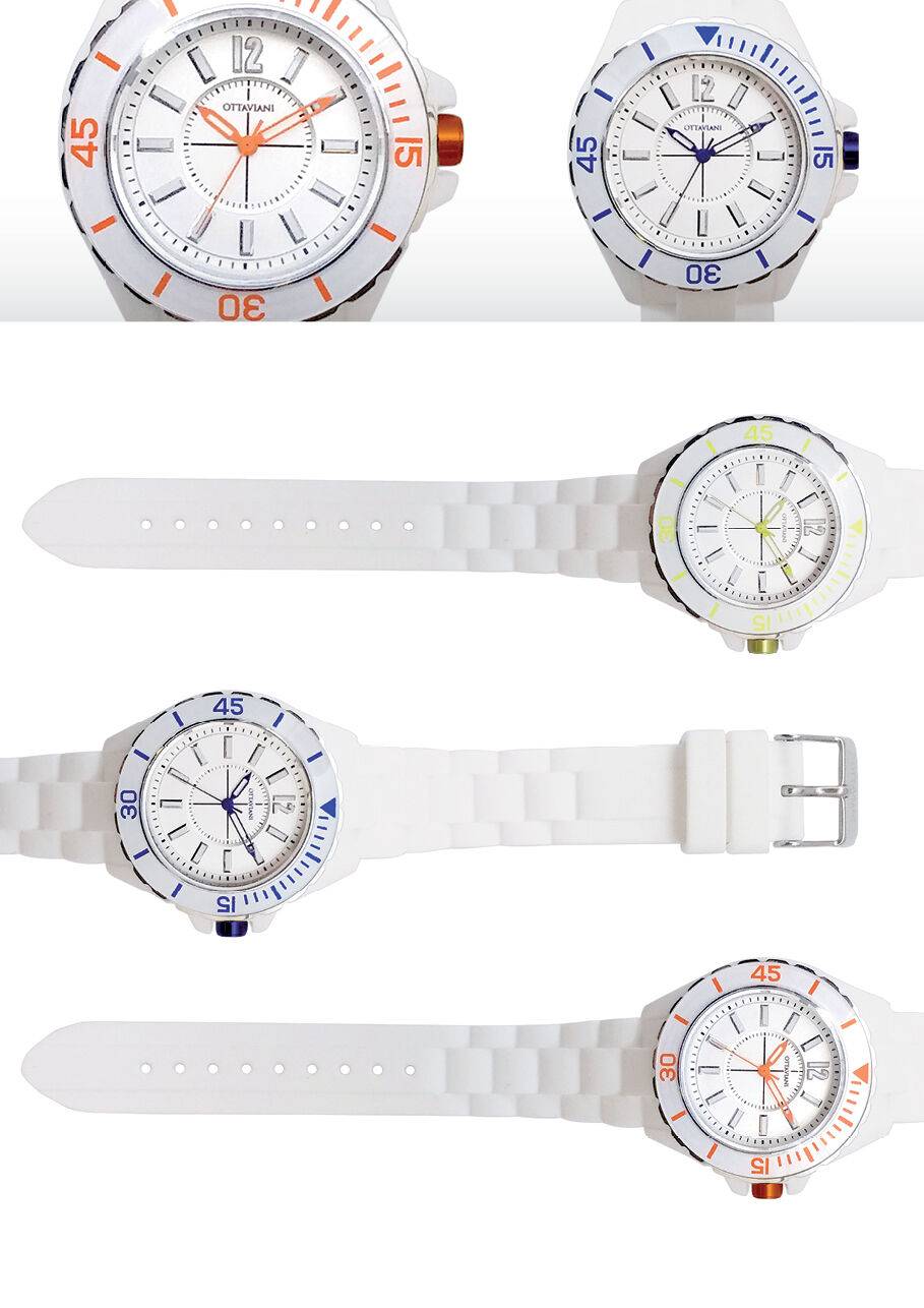 Ottaviani Quarzo silicone bianco/arancione Acquista Ora