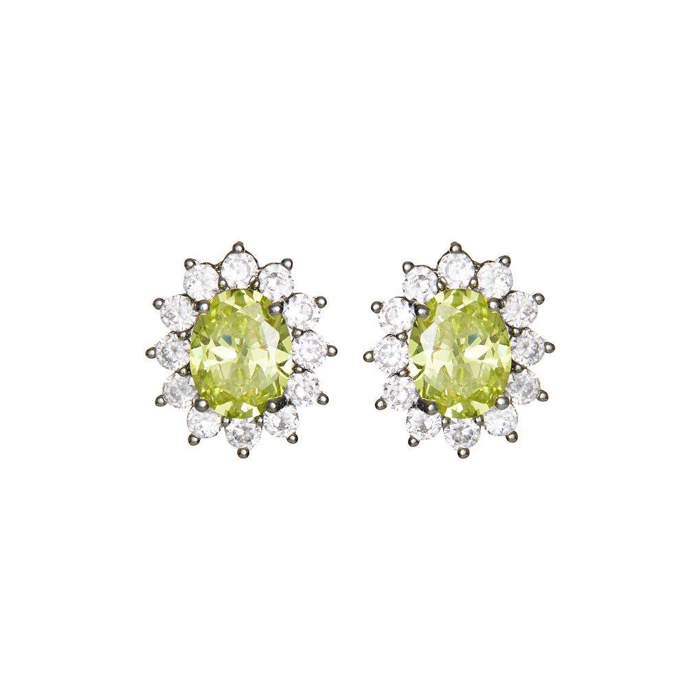 Ottaviani Orecchini rodiati con cubic zirconia