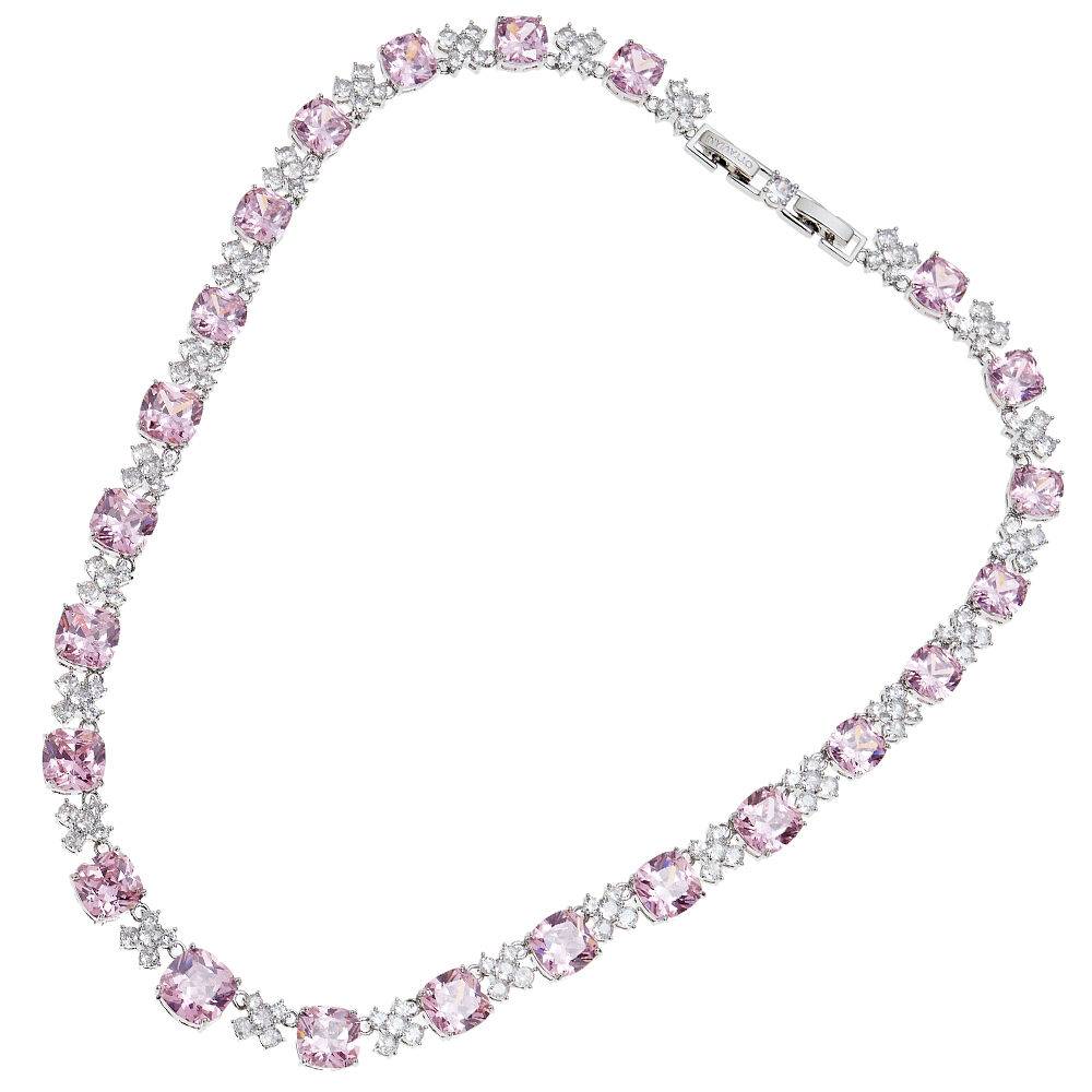 Ottaviani Collana rodiata con cubic zirconia Spedizione Gratuita