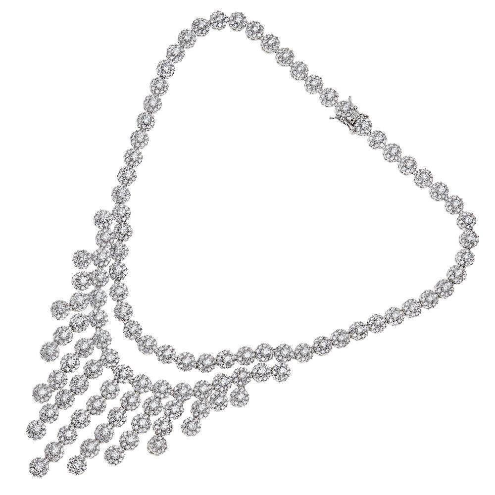 Ottaviani Collana rodiata con cubic zirconia Hotsell