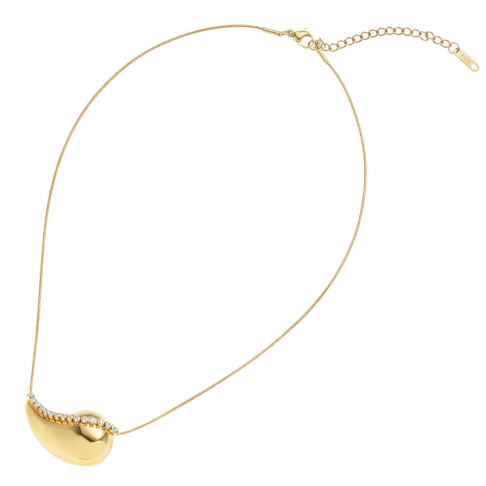 Ottaviani Collana dorata con cristalli Moda