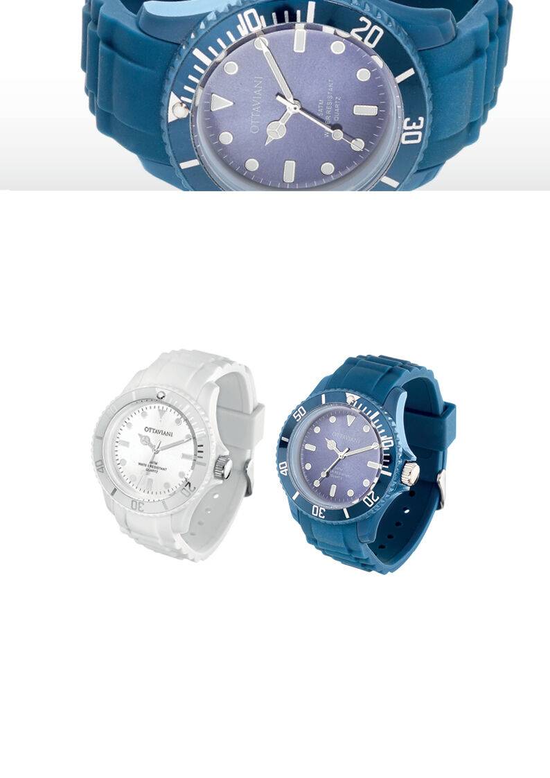 Ottaviani Orologio quarzo silicone bianco Soddisfazione Garantita