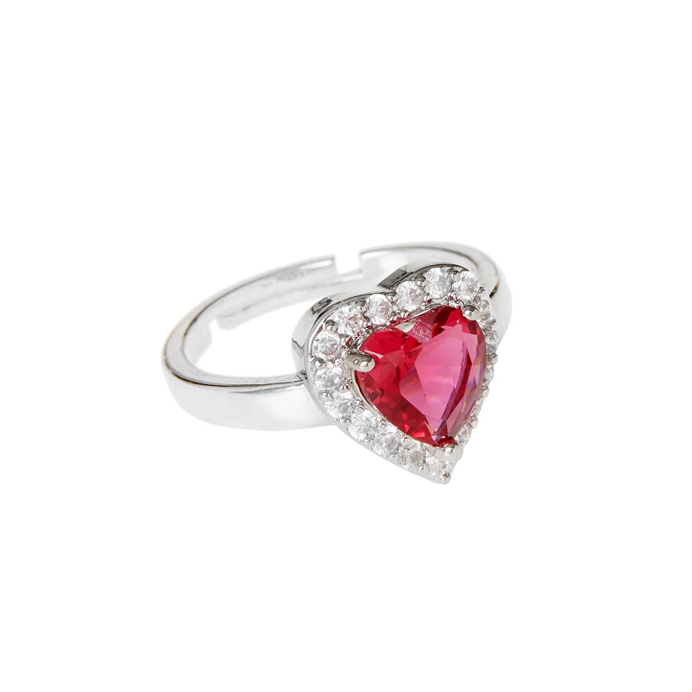 Ottaviani Anello rodiato con cubic zirconia
