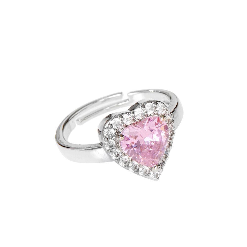 Ottaviani Anello rodiato con cubic zirconia